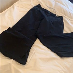 Gap wide leg black dress pants cotton